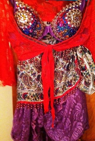 Gypsy Belly Dance Costume